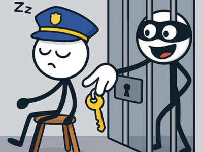 Thief Puzzle Long Hand Game